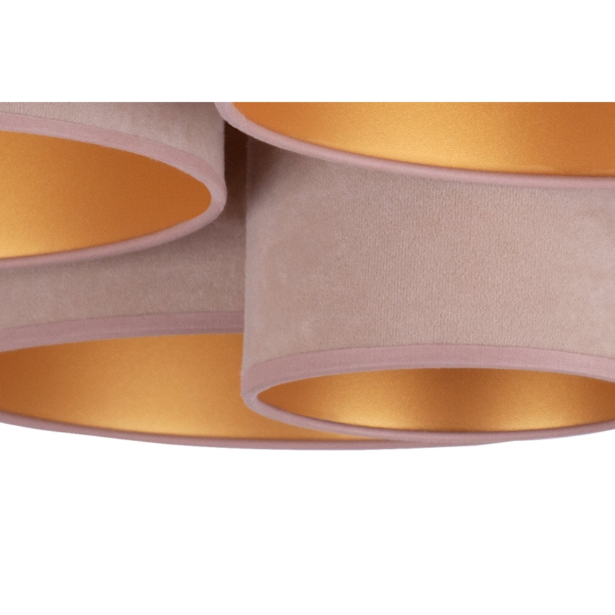 Duolla - Потолочный светильник ROLLER PENTO 5xE27/60W/230V коричневый