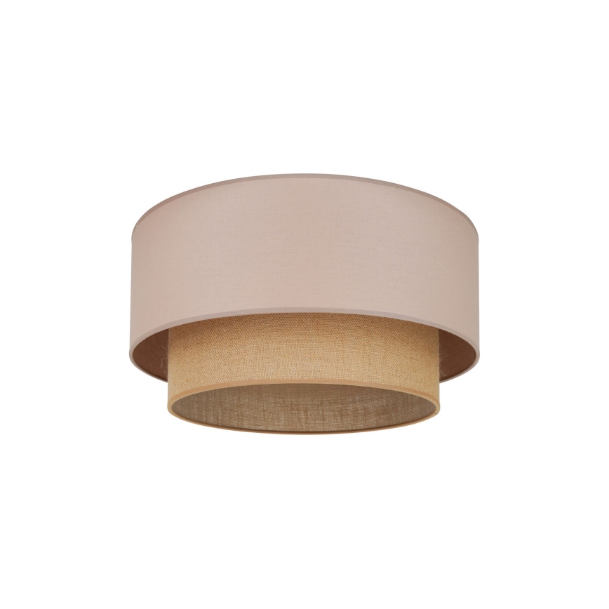 Duolla - Потолочный светильник BOHO 1xE27/15W/230V диаметр 45 см бежевый/коричневый