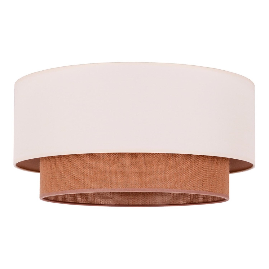 Duolla - Потолочный светильник BOHO 3xE27/15W/230V диаметр 60 см бежевый/коричневый