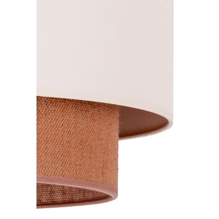 Duolla - Потолочный светильник BOHO 3xE27/15W/230V диаметр 60 см бежевый/коричневый