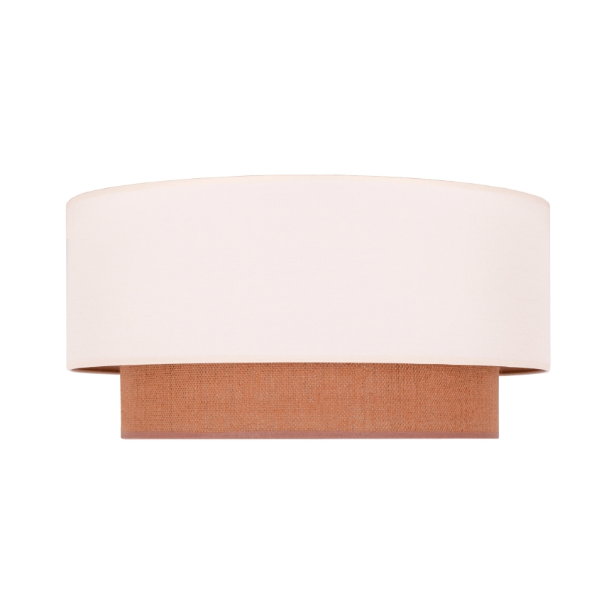 Duolla - Потолочный светильник BOHO 3xE27/15W/230V диаметр 60 см бежевый/коричневый
