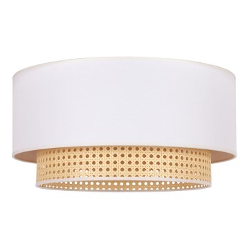Duolla - Потолочный светильник BOHO 3xE27/15W/230V диаметр 60 см кремовый/ротанг
