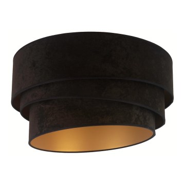 Duolla - Потолочный светильник DEVON 1xE27/40W/230V диаметр 45 см черный/золотистый