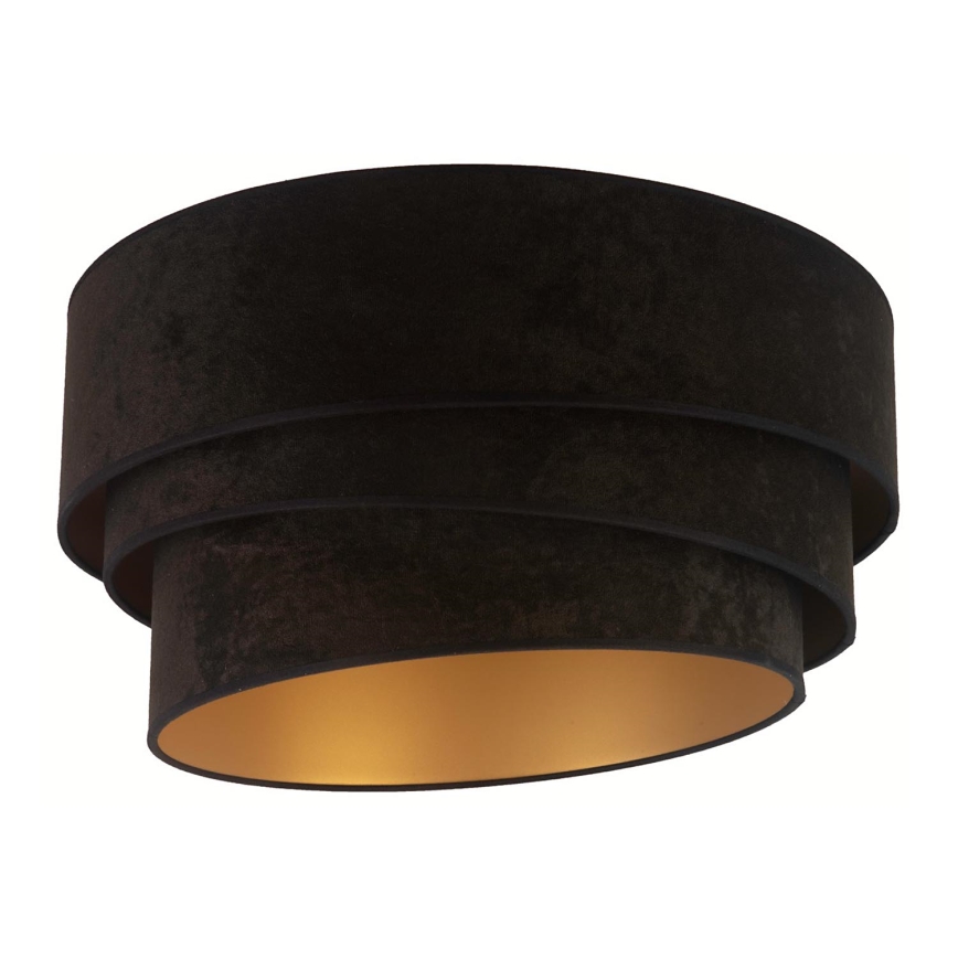 Duolla - Потолочный светильник DEVON 1xE27/40W/230V диаметр 45 см черный/золотистый