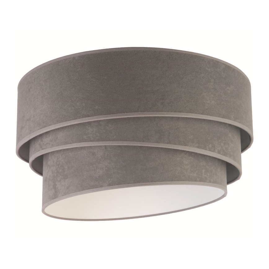 Duolla - Потолочный светильник DEVON 1xE27/40W/230V диаметр 45 см серый