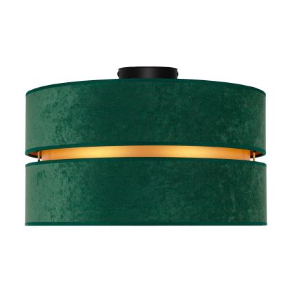 Duolla - Потолочный светильник DUO 1xE27/40W/230V диаметр 40 см зеленый/золотистый
