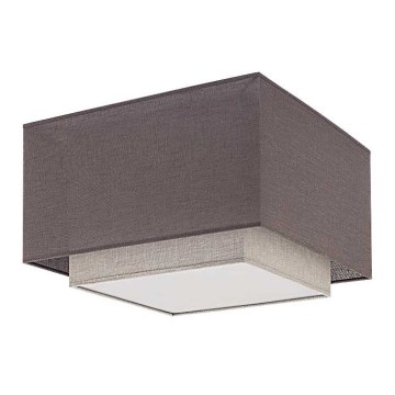 Duolla - Потолочный светильник FORTE 3xE27/40W/230V серый