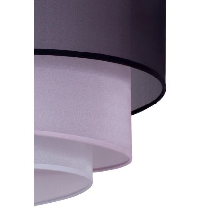 Duolla - Потолочный светильник TRIO 1xE27/15W/230V диаметр 45 см черный/розовый/серебряный