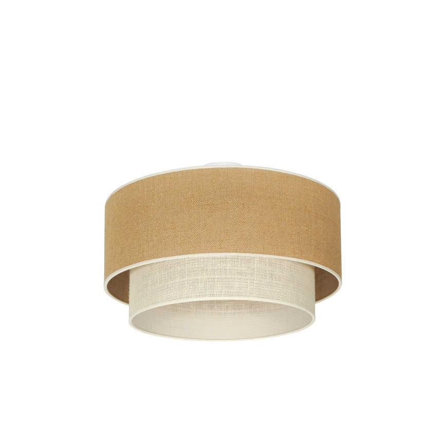 Duolla - Потолочный светильник YUTE BOHO 3xE27/15W/230V диаметр 60 см коричневый/кремовый