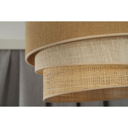 Duolla - Потолочный светильник YUTE TRIO 3xE27/15W/230V диаметр 60 см коричневый/серый/бежевый