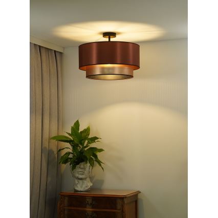 Duolla - Припотолочная люстра COPPER SHINY 1xE27/15W/230V диаметр 45 см медный