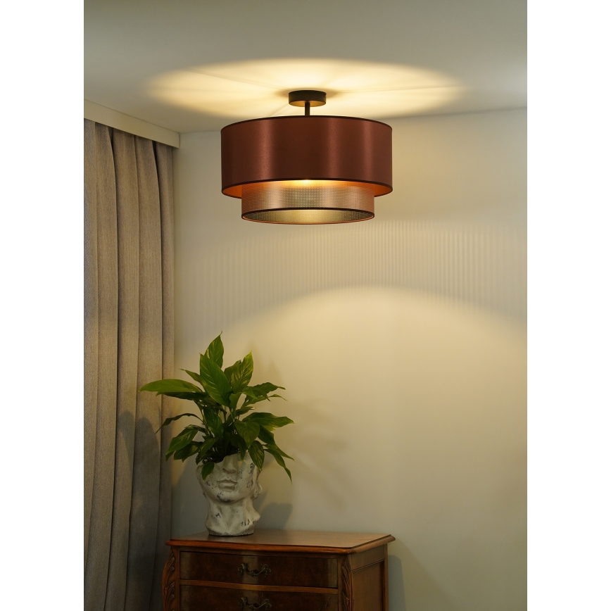 Duolla - Припотолочная люстра COPPER SHINY 1xE27/15W/230V диаметр 45 см медный