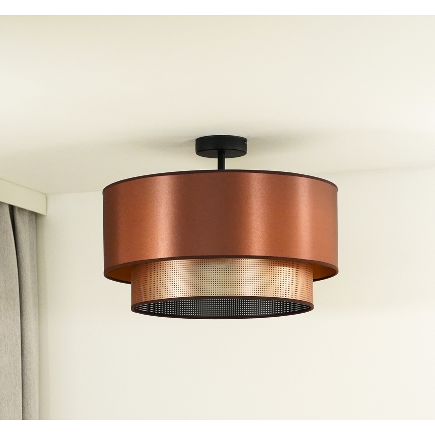 Duolla - Припотолочная люстра COPPER SHINY 1xE27/15W/230V диаметр 45 см медный