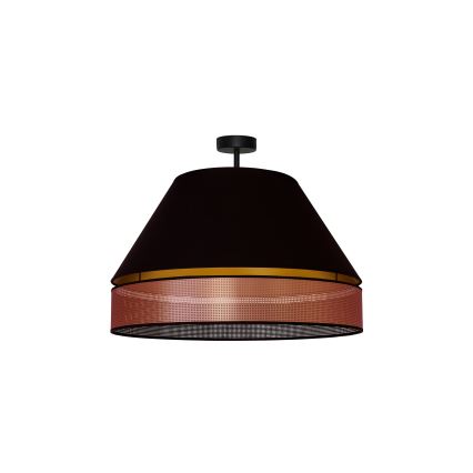 Duolla - Припотолочная люстра COPPER SHINY 1xE27/15W/230V диаметр 60 см черный/медный