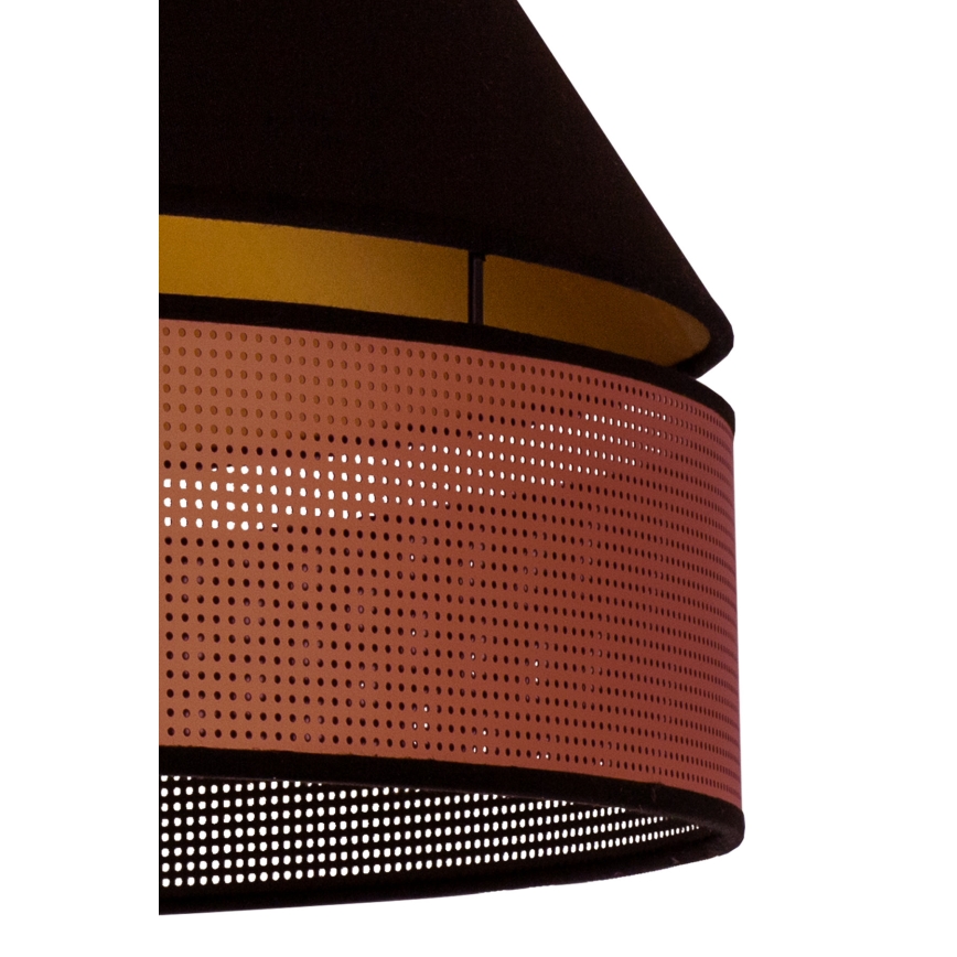 Duolla - Припотолочная люстра COPPER SHINY 1xE27/15W/230V диаметр 60 см черный/медный