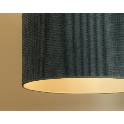 Duolla - Припотолочная люстра CORDUROY 1xE27/15W/230V диаметр 40 см светло-синий