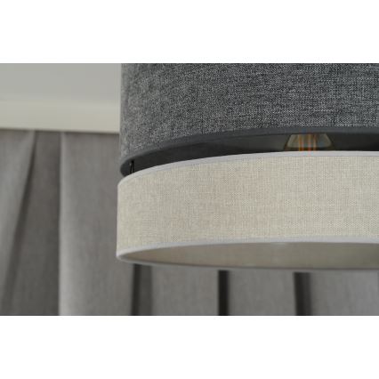 Duolla - Припотолочная люстра DOUBLE 1xE27/15W/230V диаметр 40 см серый