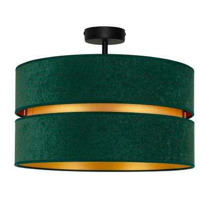 Duolla - Припотолочная люстра DUO 1xE27/15W/230V диаметр 40 см зеленый/золотистый