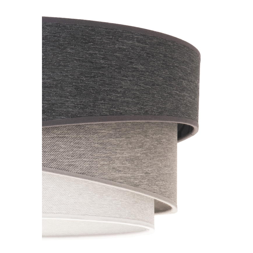 Duolla - Припотолочная люстра KOBO 1xE27/15W/230V диаметр 45 см серый/белый