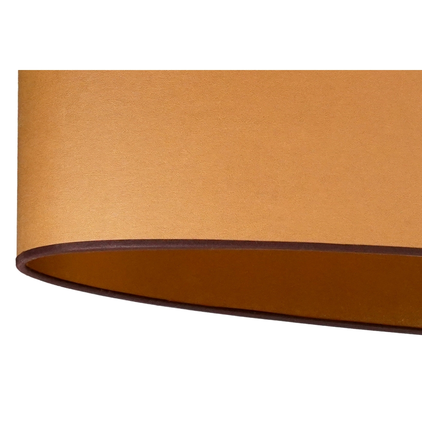 Duolla - Припотолочная люстра OVAL VEGAN 2xE27/15W/230V коричневый