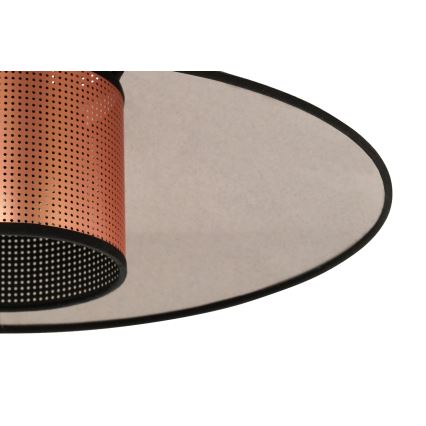 Duolla - Припотолочная люстра RIO SHINY 1xE27/15W/230V диаметр 45 см черный/медный