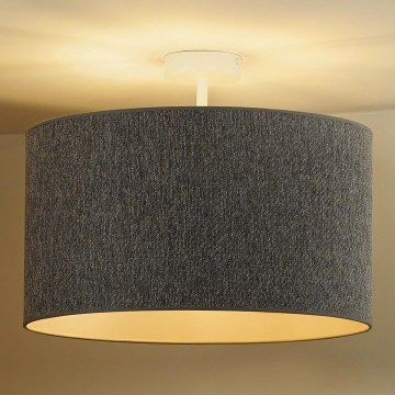 Duolla - Припотолочная люстра ROLLER ECO RECYCLING 1xE27/15W/230V диаметр 45 см серый