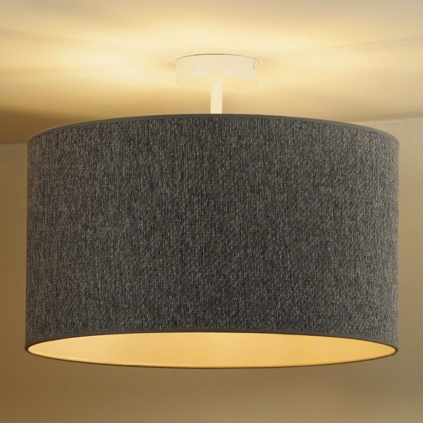 Duolla - Припотолочная люстра ROLLER ECO RECYCLING 1xE27/15W/230V диаметр 45 см серый