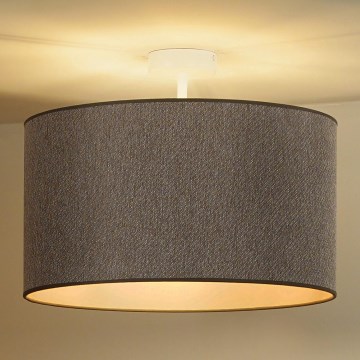 Duolla - Припотолочная люстра ROLLER ECO RECYCLING 1xE27/15W/230V диаметр 45 см коричневый