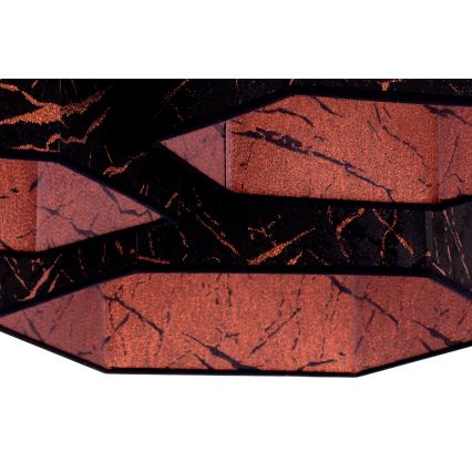 Duolla - Припотолочная люстра ROLLER TRIO HEX 3xE27/15W/230V черный/медный