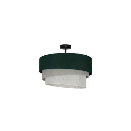 Duolla - Припотолочная люстра TRIO 1xE27/15W/230V диаметр 45 см зеленый/серый/белый