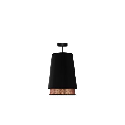Duolla - Припотолочная люстра BELL SHINY 1xE27/15W/230V диаметр 25 см черный/медный