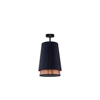 Duolla - Припотолочная люстра BELL SHINY 1xE27/15W/230V диаметр 25 см синий/медный