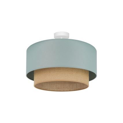 Duolla - Припотолочная люстра  BOHO 1xE27/15W/230V диаметр 45 см зеленый/коричневый