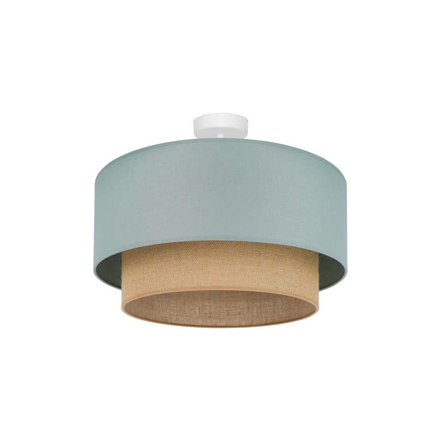Duolla - Припотолочная люстра  BOHO 1xE27/15W/230V диаметр 45 см зеленый/коричневый