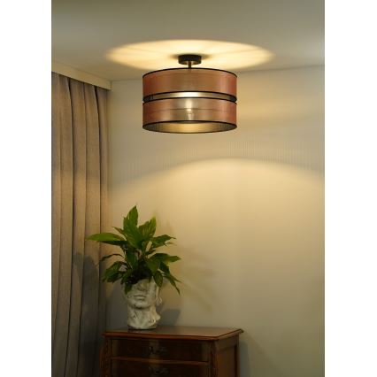 Duolla - Припотолочная люстра COPPER SHINY 1xE27/15W/230V диаметр 40 см медный/черный