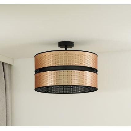 Duolla - Припотолочная люстра COPPER SHINY 1xE27/15W/230V диаметр 40 см медный/черный