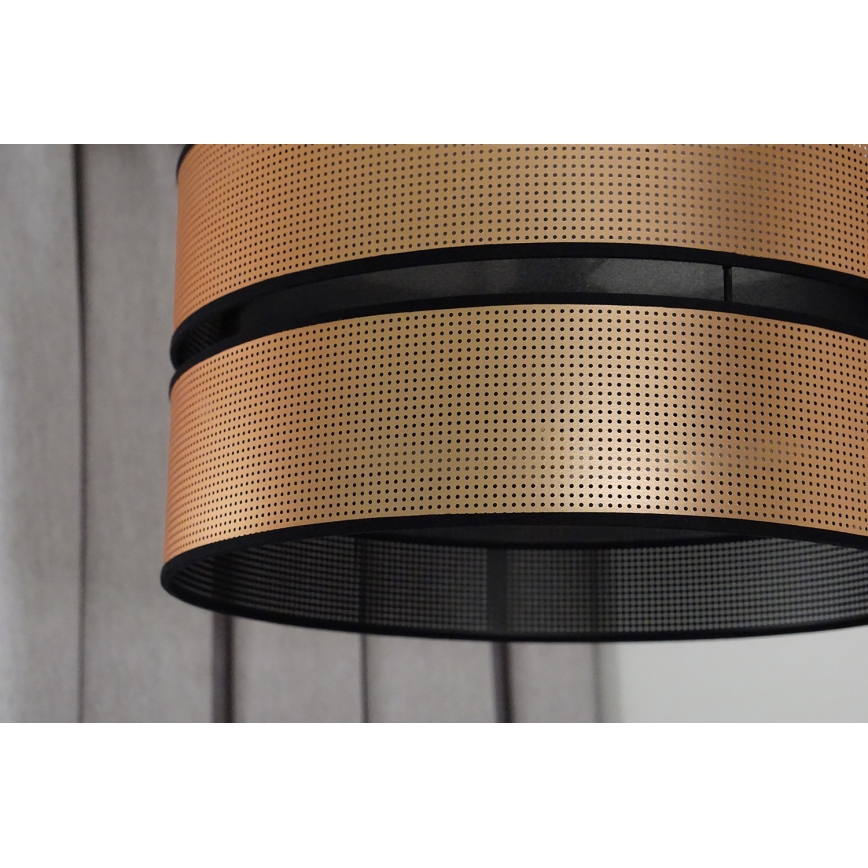 Duolla - Припотолочная люстра COPPER SHINY 1xE27/15W/230V диаметр 40 см медный/черный
