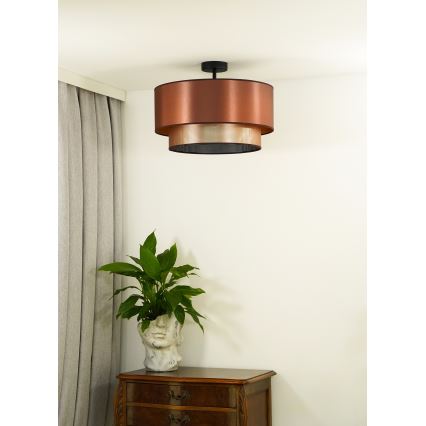 Duolla - Припотолочная люстра COPPER SHINY 1xE27/15W/230V диаметр 45 см медный
