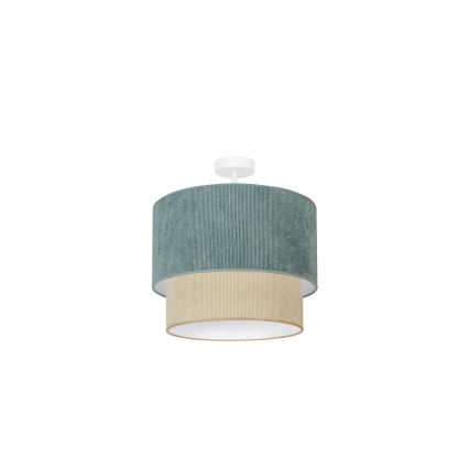 Duolla - Припотолочная люстра CORDUROY 1xE27/15W/230V диаметр 40 см синий/бежевый