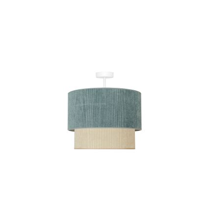 Duolla - Припотолочная люстра CORDUROY 1xE27/15W/230V диаметр 40 см синий/бежевый