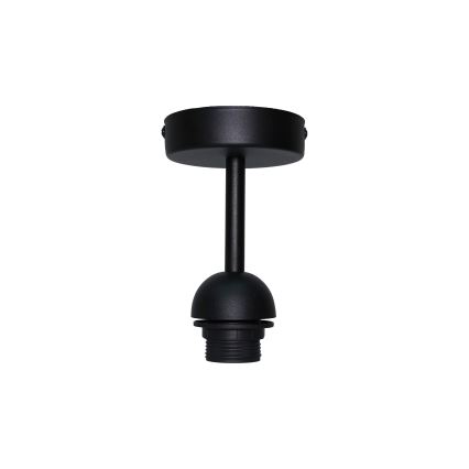 Duolla - Припотолочная люстра DOUBLE RATTAN 1xE27/15W/230V диаметр 40 см черный/бежевый