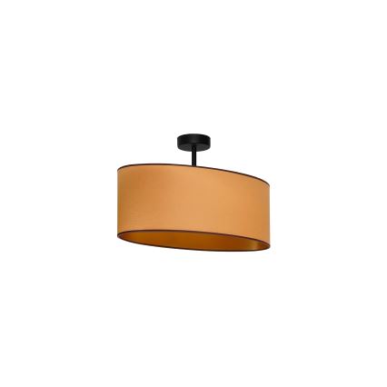 Duolla - Припотолочная люстра OVAL VEGAN 1xE27/15W/230V коричневый