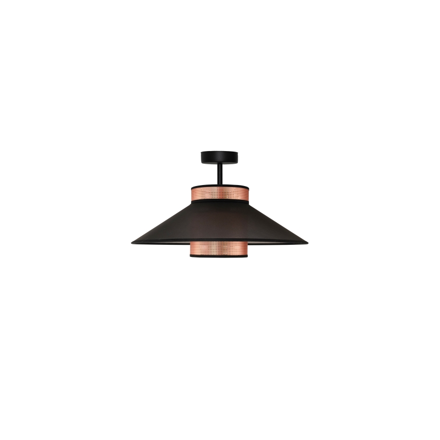 Duolla - Припотолочная люстра RIO SHINY 1xE27/15W/230V диаметр 45 см черный/медный
