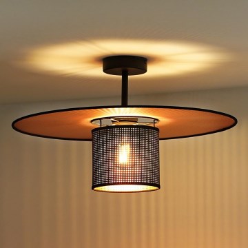 Duolla - Припотолочная люстра TOKYO SHINY 1xE27/15W/230V диаметр 50 см черный/медный