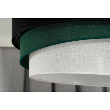 Duolla - Припотолочная люстра TRIO 1xE27/15W/230V диаметр 45 см черный/зеленый/белый