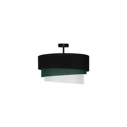 Duolla - Припотолочная люстра TRIO 1xE27/15W/230V диаметр 45 см черный/зеленый/белый
