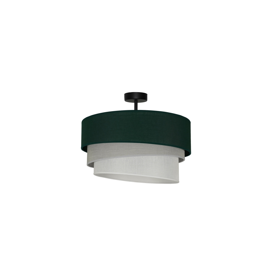Duolla - Припотолочная люстра TRIO 1xE27/15W/230V диаметр 45 см зеленый/серый/белый