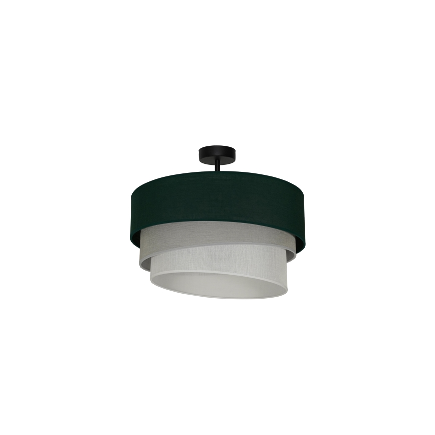 Duolla - Припотолочная люстра TRIO 1xE27/15W/230V диаметр 45 см зеленый/серый/белый