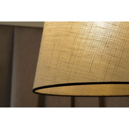 Duolla - Припотолочная люстра YUTE 1xE27/15W/230V диаметр 38 см серый/черный