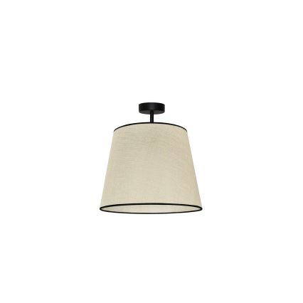 Duolla - Припотолочная люстра YUTE 1xE27/15W/230V диаметр 38 см серый/черный